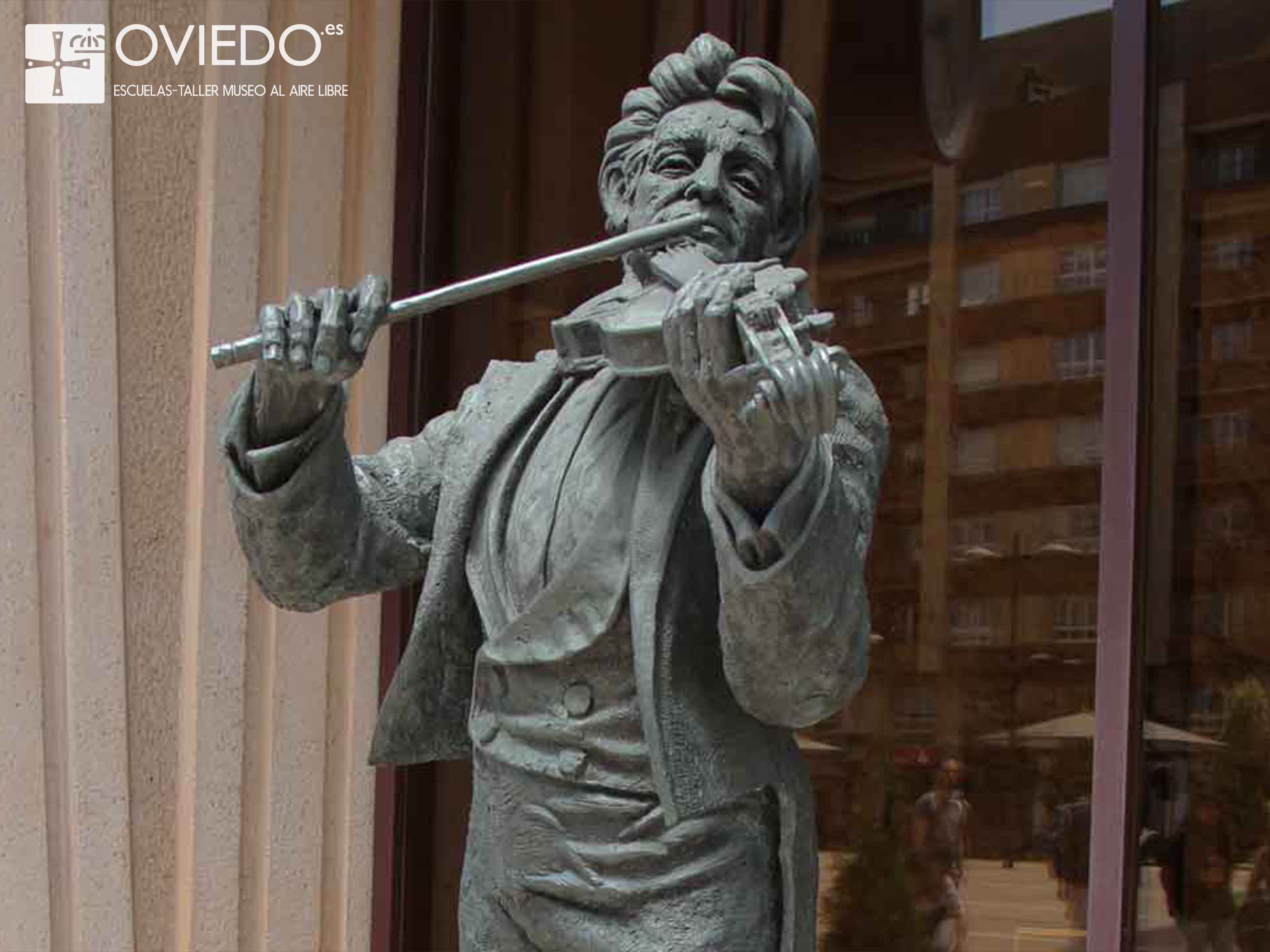 Escultura El Violinista